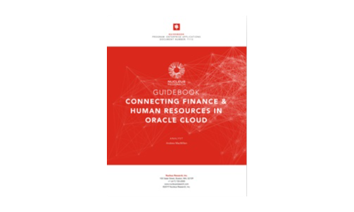 Guide du Nucleus connectant la finance et les RH dans Oracle Cloud (Hero - DM)